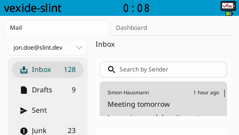 email client written in slint